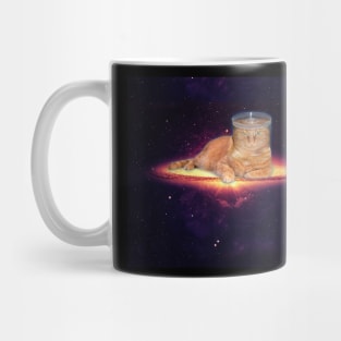 Orange Cat With CD/DVD Cake Box Mug